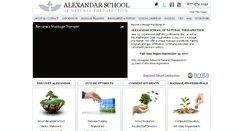 Desktop Screenshot of alexandarmassageschool.com